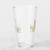 Pineappel Thuisglas Waterverf Glas (Rechts)