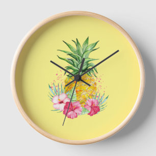 Pineappel Tropisch Aloha Hawaii Summer Yellow