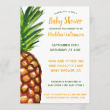 Pineappel tropisch Baby shower