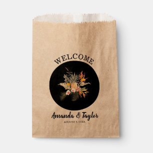 Pineappel tropische Floral Bedankzakje
