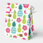 Pineappel Tropische zomer Bedankdoosjes (Achterkant)