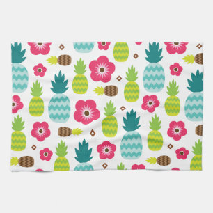 Pineappel Tropische zomer Theedoek