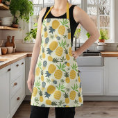 Pineappel van tropische vruchten schort