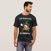 Pineappel voor moeder- en fruitzomerse t-shirt (Voorkant volledig)