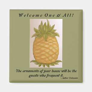 Pineappel Welkomstmagneet Magneet
