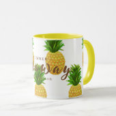 Pineappel White Mok (Voorkant rechts)