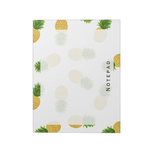Pineappel White Notitieblok (Linkerzijde)