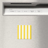 Pineappel Yellow White XL Stripes Patroon Magneet (Insitu (Vaatwasser))