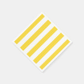Pineappel Yellow White XL Stripes Patroon Servet (Hoek)