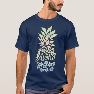 PineappelbloemenVrouwen Aloha Hawaii Vintage Hawai T-shirt