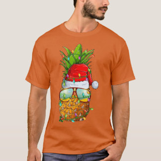 Pineappelbril voor kerstmis: wonderbaarlijk ananan t-shirt