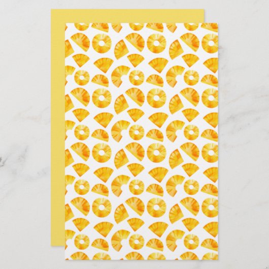 Pineappelfleszeep/Gift Wrapper | Lijnpapier (Voorkant / Achterkant)