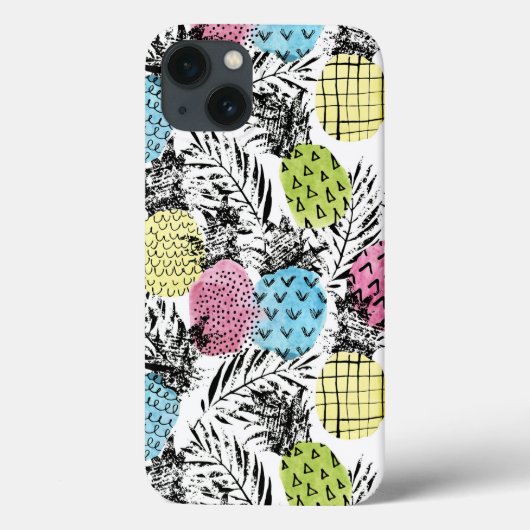 Pineappelgrunge-palmen Case-Mate iPhone Case (Achterkant)