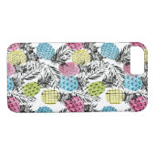 Pineappelgrunge-palmen Case-Mate iPhone Case (Achterkant (Horizontaal))