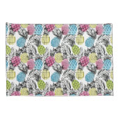 Pineappelgrunge-palmen Kussensloop (Achterkant-Rechts)