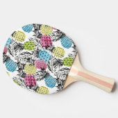 Pineappelgrunge-palmen Tafeltennisbatje (Zijkant)