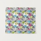 Pineappelgrunge-palmen Wandkleed (Voorkant (horizontaal))