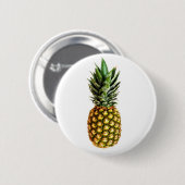 Pineappelknoppen Ronde Button 5,7 Cm (Voorkant /achterkant)