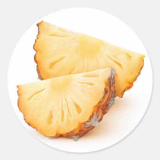 Pineappelmoten Ronde Sticker (Voorkant)