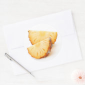 Pineappelmoten Ronde Sticker (Envelop)