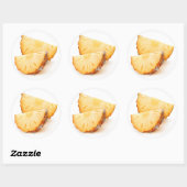 Pineappelmoten Ronde Sticker (Vel)