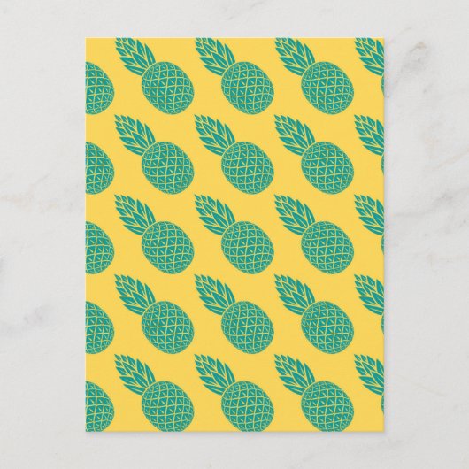 Pineappelpatroon 2 briefkaart (Voorkant)