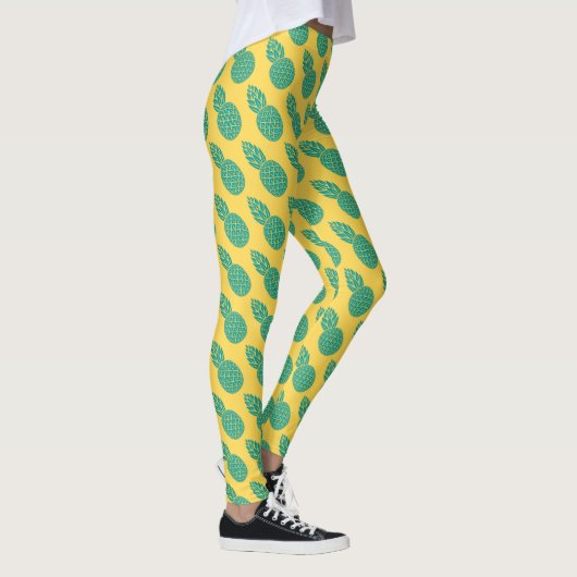 Pineappelpatroon 2 leggings (Rechts)