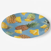 Pineappelpatroon 2 papieren bordje (Gekanteld)