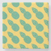 Pineappelpatroon 2 stenen onderzetter (Voorkant)