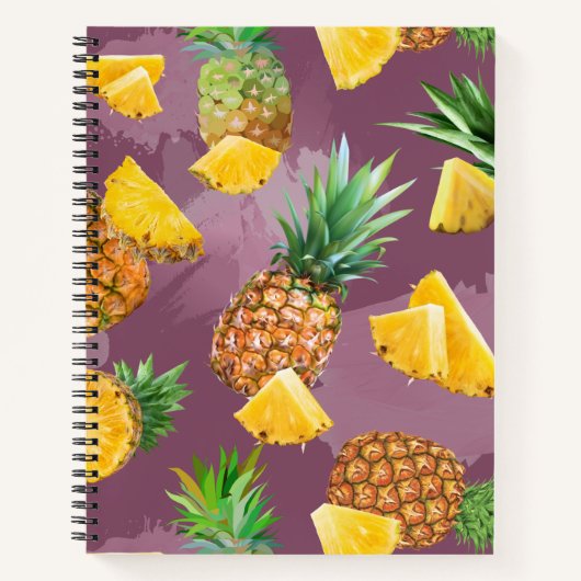 Pineappelpatroon 3 notitieboek (Voorkant)