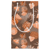 Pineappelpatroon 4 klein cadeauzakje (Voorkant)