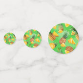 Pineappelpatroon 6 confetti (Achterkanten)