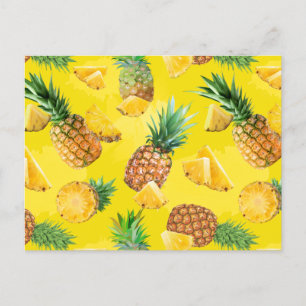 Pineappelpatroon 7 feestdagenkaart