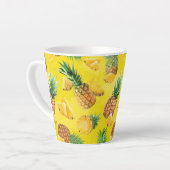 Pineappelpatroon 7 latte mok (Linkerhoek)