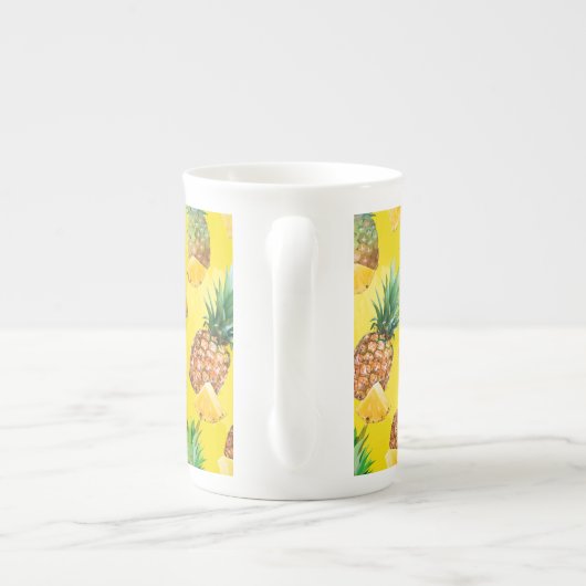 Pineappelpatroon 7 porselein kop (Achterkant)