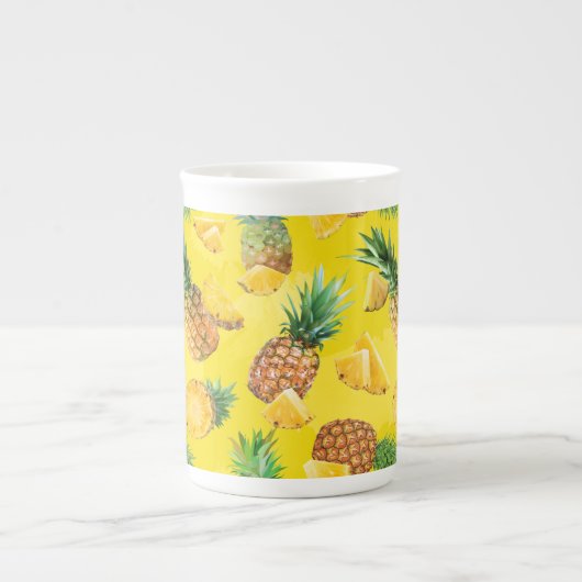 Pineappelpatroon 7 porselein kop (Voorkant)