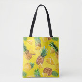 Pineappelpatroon 7 tote bag (Voorkant)