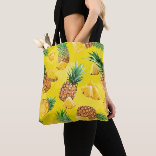Pineappelpatroon 7 tote bag (Dichtbij)