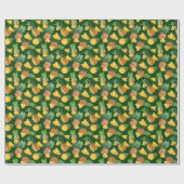 Pineappelpatroon 9 cadeaupapier (Vlak)
