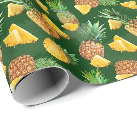Pineappelpatroon 9 cadeaupapier (Rol Hoek)