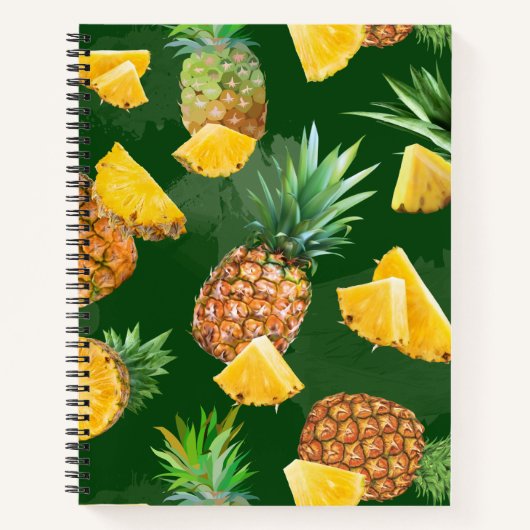 Pineappelpatroon 9 notitieboek (Voorkant)