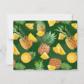 Pineappelpatroon 9 notitiekaartje (Achterkant)