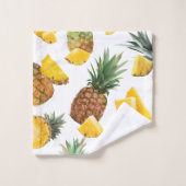 Pineappelpatroon Bad Handdoek (Wasdoekje)