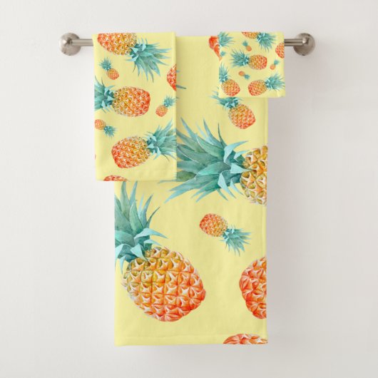 Pineappelpatroon Bad Handdoek (Insitu)