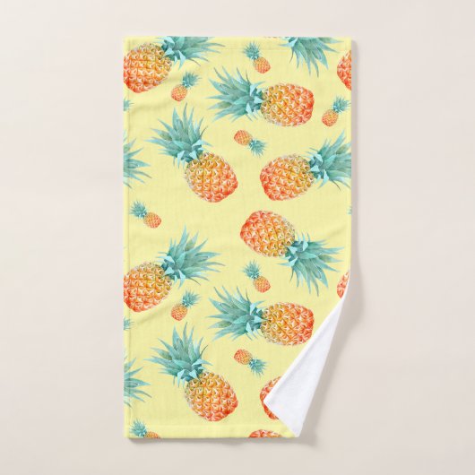 Pineappelpatroon Bad Handdoek (Handdoek)