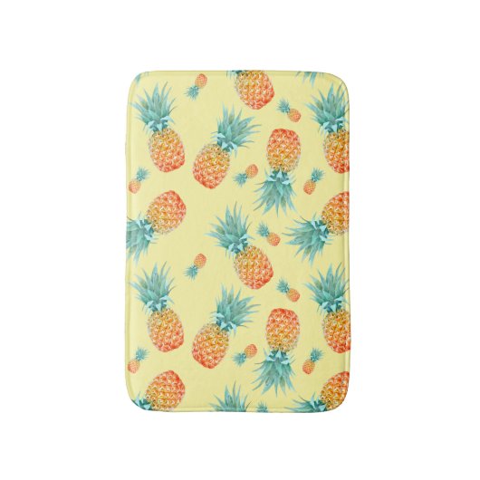 Pineappelpatroon Badmat (Voorkant Verticaal)