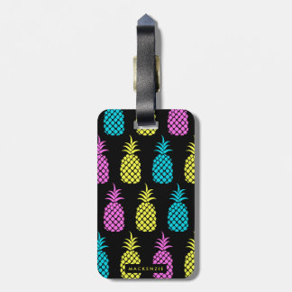 Pineappelpatroon Bagagelabel
