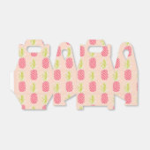 Pineappelpatroon Bedankdoosjes (Uitgevouwen)