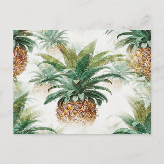 Pineappelpatroon Briefkaart (Voorkant)