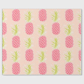 Pineappelpatroon Cadeaupapier (Vlak)